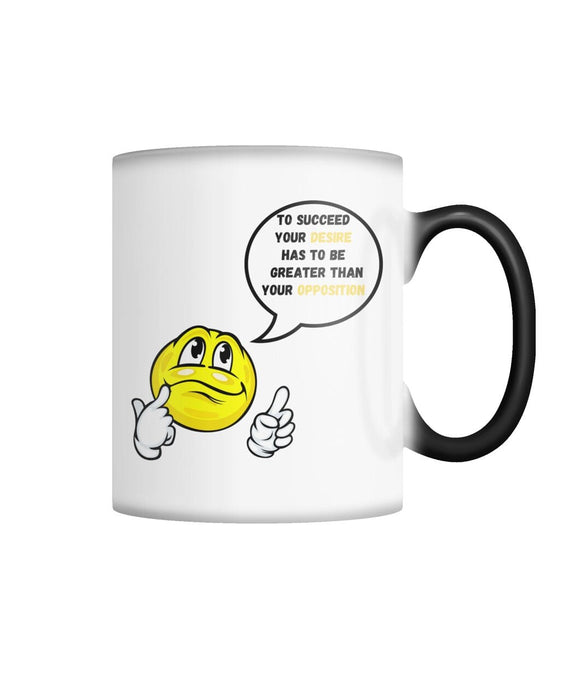 To Succeed Emoji Color Changing Mug Drinkware ViralStyle